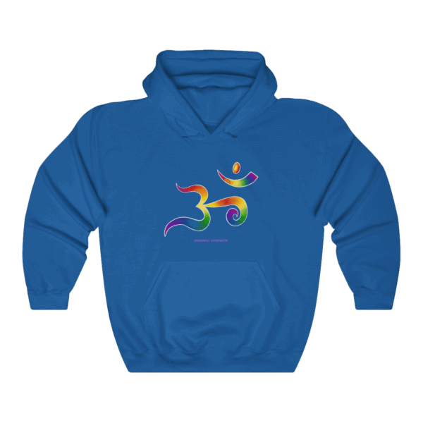 Rainbow Om Sweatshirt Royal Blue